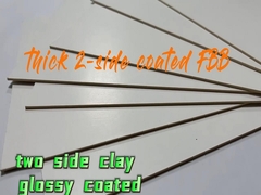 2 mm Beyaz Güçlü Pürüzsüz Kalınlığı 2 - Sert Kutular İçin Yan Çamurla Kaplı Karton