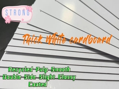 1.5 mm kalınlığındaki kağıt kartonu Fotoğraf çerçeve için çift taraflı beyaz karton