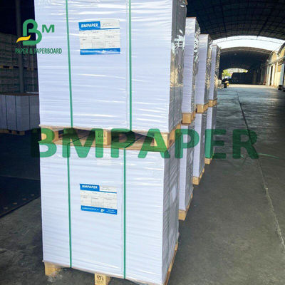 Tebrik Kartları için Mat Beyaz C2S Parlak Kağıt 120g 635 X 965mm