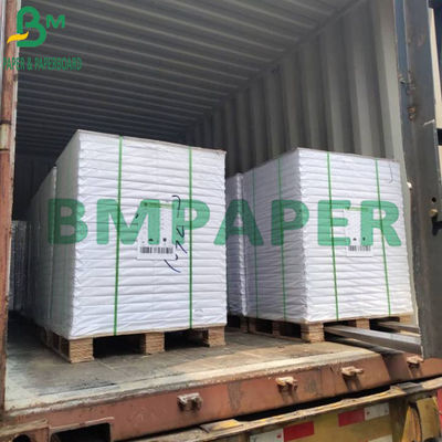 360g 25 × 38'' Beyaz Parlak Kağıt C2S Kapak Çift Taraflı Kuşe Etiket İçin