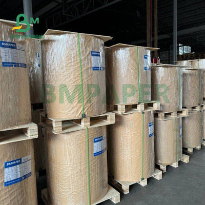 50gm 60gm Doğal Renkli Kraft Kağıdı Alışveriş Çantası Yüksek Yıkım Gücü