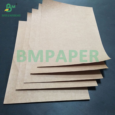 90gm 120gm Yüksek kırılma direnci düz kahverengi kraft çuval kağıdı