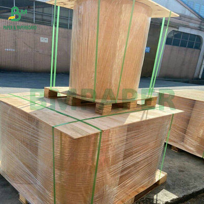 360 gram 420 gram, AAA sınıfı 24 x 35 inç Kahverengi Kraft çekirdek karton kağıdı 70 cm genişlikte