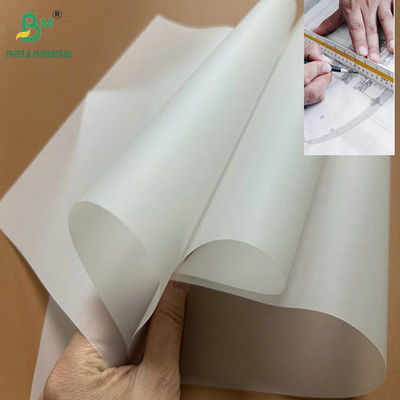 83 gram 93 gram 70 X 100 cm İnjeneri Tasarımı İçin Şeffaf Bitkisel Kağıt