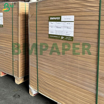65gm - 90gm Yüksek germe Kraft Kağıt Kahverengi Renk Yüksek TEA Değerleri