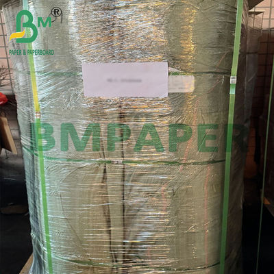 Doğal doku hediye paketleme için geri dönüştürülmüş yıkanmış kraft kağıt rulo