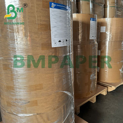 21 - 28gsm 440mm Gıda güvenli Kompostlanabilir Kahverengi Kahve Filtre Kağıdı Rulosu