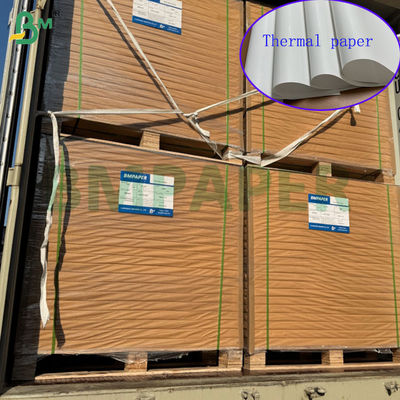 70 gram 75 gram Yazdırılabilir Beyaz Jumbo Rulo Termal Kağıt 795mm 800mm