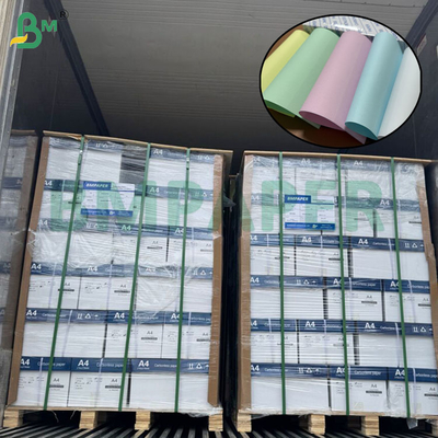 60gm 65gm Karbonsuz Kopya Kağıdı 8.5 X 11 inç CFB CF Kanarya Rengi CCP Kağıdı
