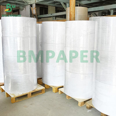 Siyah Görüntü 55gsm 65gsm 75gsm 80gsm Üstten Kaplamalı Termal Kağıt JUMBO Rulo