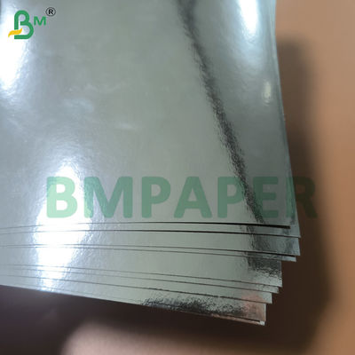 Gümüş Folyo Ayna Karton Kağıt Tek Taraflı Metalik Kağıt Levhalar