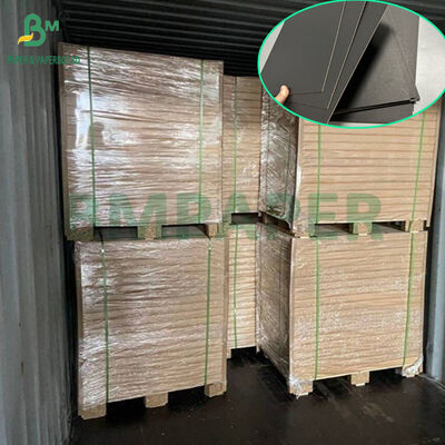 2 mm 2.5 mm Sert Derin Siyah Premium Karton 28 x 22 inç