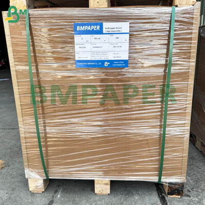 Unbleached Striped Kraft Paper For Industrial Interleaving, Wrapping And Lamination
