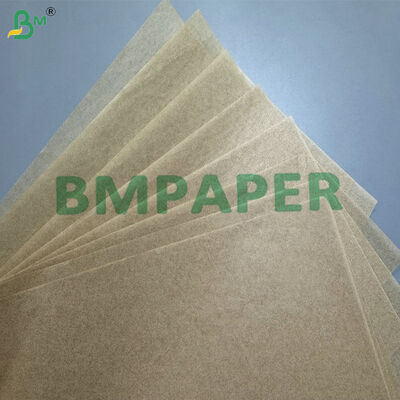 12 "x100ft Yağlı Ağartılmamış 30gsm 40gsm Parşömen Kağıdı Yapışmaz Silikon Pişirme Rulosu