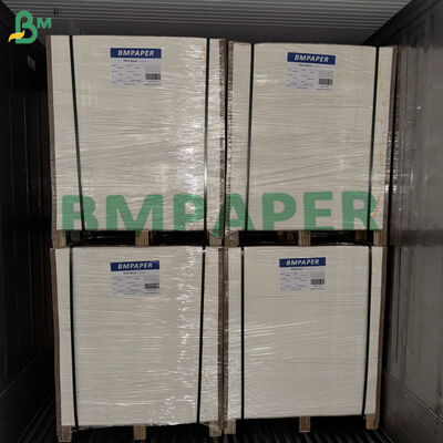 Fast Food Ambalajı İçin 300gsm + 15g PE Kaplamalı Beyaz Öğle Yemeği Kutusu Kağıdı 400 x 500mm