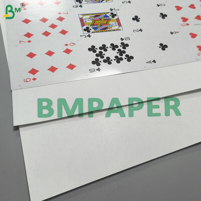 310 gramlık keten desenli mavi çekirdekli oyun kartı stokları yüksek kaliteli poker kartları için görünmez
