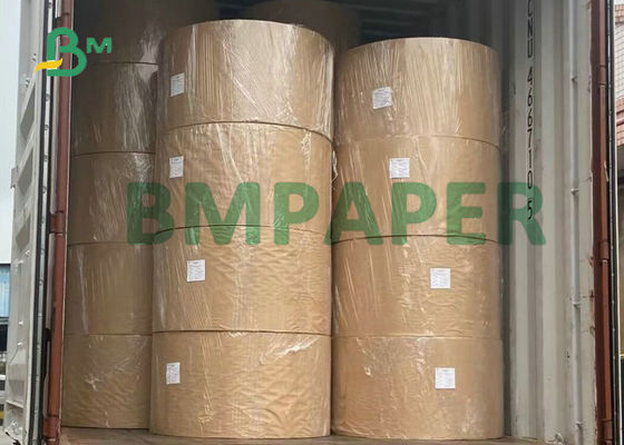 Bira Mat Pedleri İçin Doğal Odun Hamuru Kaplanmamış Coaster Kağıdı 0.7MM 1MM