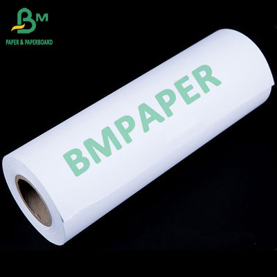 Beyaz CAD Plotter Kağıt Rulosu 2 &quot;Çekirdek 24 İnç Genişlik X 500ft Uzunluk Kutu Başına 2 Rulo