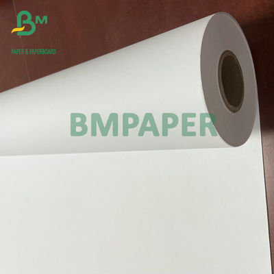 24" x 50 Yards 20LB Kaplanmamış Mürekkep Püskürtmeli Yazı Kağıdı CAD Çizici Kağıt Ruloları
