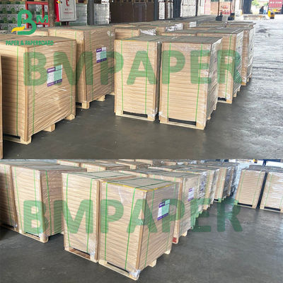 Poster Kart Broşürleri İçin Mat Beyaz Woodfree Kaplamasız Kağıt Karton