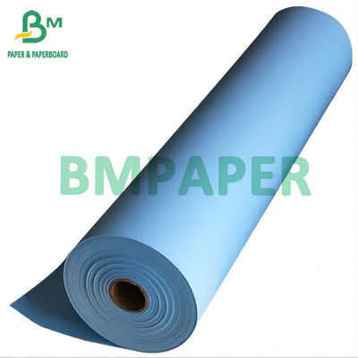 80gsm Cad Plotter Kağıdı Mürekkep Püskürtmeli Baskı Mavi Rulo 310mm 620mm x 150m Uzunluk