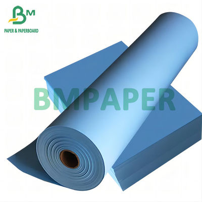 80gsm Cad Plotter Kağıdı Mürekkep Püskürtmeli Baskı Mavi Rulo 310mm 620mm x 150m Uzunluk