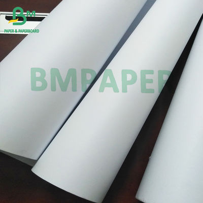 20Lb Plotter Kağıt Rulosu, CAD Çizimi İçin Kaplamasız Mürekkep Püskürtmeli Bond Kağıdı
