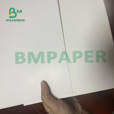Bakire Odun Hamuru Beyaz Karton Kağıt Levha Davetiye Kartı İçin Pürüzsüz 610mm X 860mm