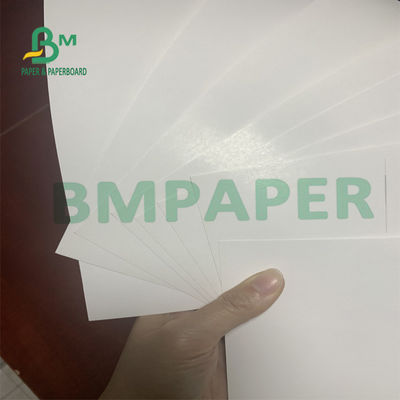 Bakire Odun Hamuru Beyaz Karton Kağıt Levha Davetiye Kartı İçin Pürüzsüz 610mm X 860mm