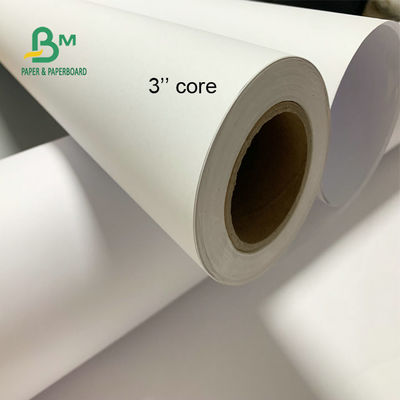24'' 36'' Genişlik 92 Parlaklık 20 lb CAD Plotter Kağıdı Kaplanmamış Bond Rulosu