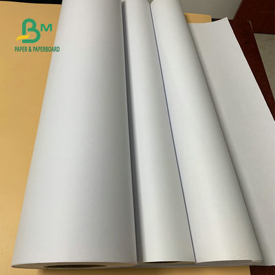 24'' 36'' Genişlik 92 Parlaklık 20 lb CAD Plotter Kağıdı Kaplanmamış Bond Rulosu