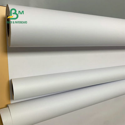 24'' 36'' Genişlik 92 Parlaklık 20 lb CAD Plotter Kağıdı Kaplanmamış Bond Rulosu