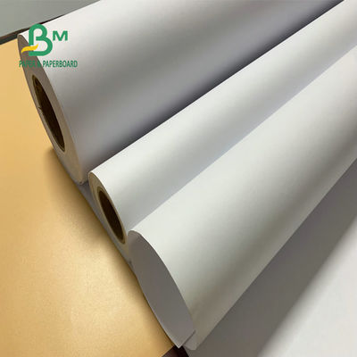 24'' 36'' Genişlik 92 Parlaklık 20 lb CAD Plotter Kağıdı Kaplanmamış Bond Rulosu