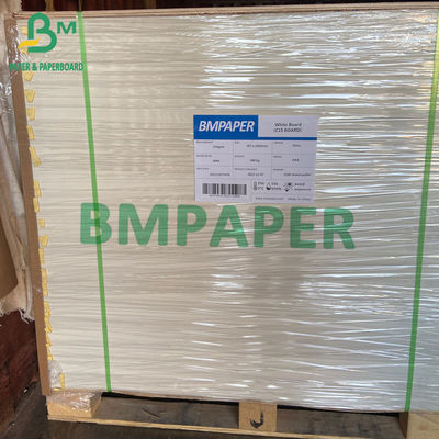 Fildişi SBS Kağıt Karton, Tek Taraflı Beyaz Kağıt 350gsm 375gsm 70cm X 100cm Kaplamalı