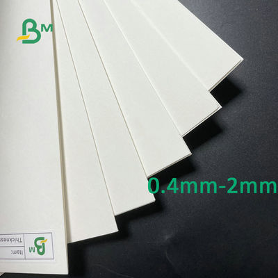 Beermat için Yüksek Su Emme 0.9mm 1.4mm Beyaz Coaster Kağıdı