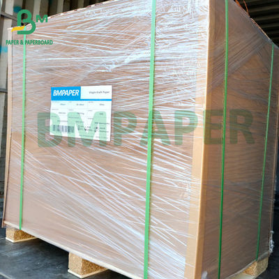 Güçlü Sırsız Çuval Kraft Kağıt Kahverengi Doğal Ağartılmamış 80gsm