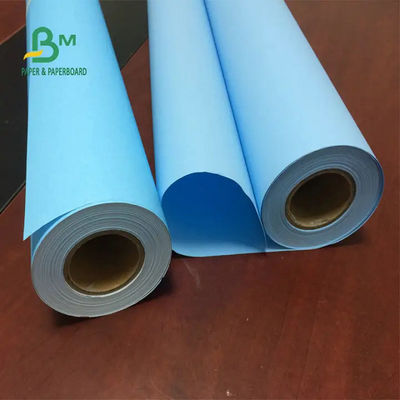 Mürekkep Püskürtmeli Yazıcı için Çift Taraflı Blueprint Kağıt Ruloları 80Gram 620mm 880mm X 150m