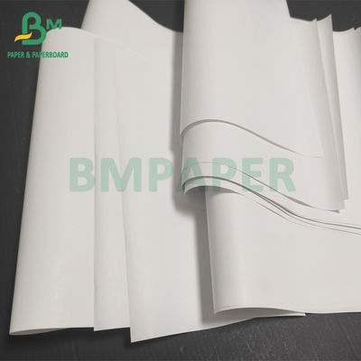 Makbuz Pos Makinesi için 48gsm Beyaz Termal Kağıt Rulosu Virgin Pulp Malzemesi