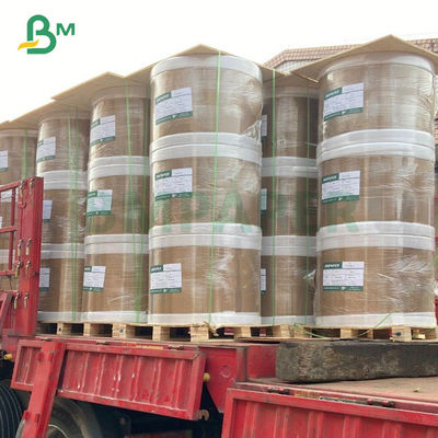 Makbuz Pos Makinesi için 48gsm Beyaz Termal Kağıt Rulosu Virgin Pulp Malzemesi
