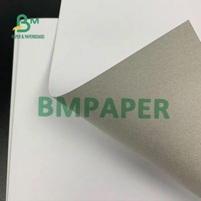Beyaz Kil Kaplamalı Dubleks Pano, Geri Dönüşümlü Hamur Gri Arkalık 0.3mm - 2mm Kalınlık