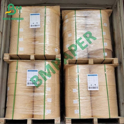 Kahverengi Gıda Ambalaj Torbası İçin 40gsm 70gsm BKP Çuval Kraft Kağıdı Geniş 0.5m - 2.5m