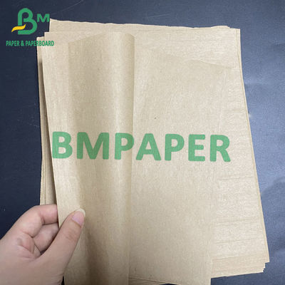 Kahverengi Gıda Ambalaj Torbası İçin 40gsm 70gsm BKP Çuval Kraft Kağıdı Geniş 0.5m - 2.5m