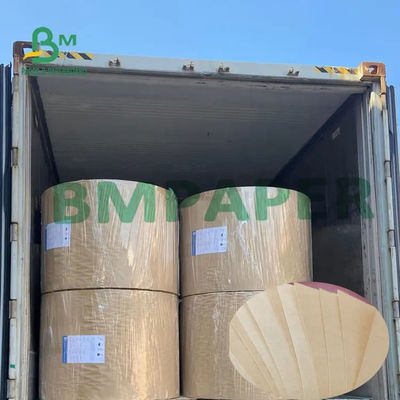 Ağartılmamış Kahverengi Çuval Kraft Kağıdı, Düz Jumbo Craft Ambalaj Kağıdı Rulosu