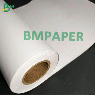 CAD Yazıcılar İçin 80gsm Beyaz Bond Plotter Kağıt Rulosu 50m 100m 150m Uzunluk