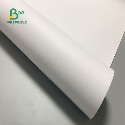 36'' x 500ft 92 Parlaklık 20 lb CAD Plotter Kağıdı Kaplanmamış Bond Rulosu 3'' Çekirdek