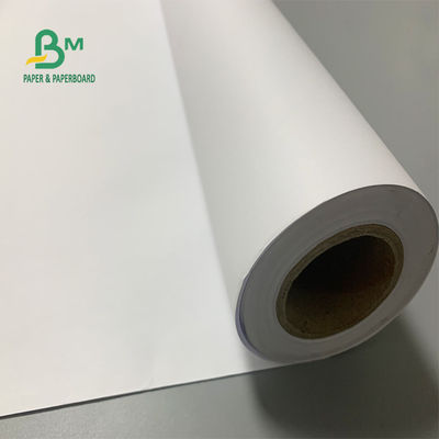 36'' x 500ft 92 Parlaklık 20 lb CAD Plotter Kağıdı Kaplanmamış Bond Rulosu 3'' Çekirdek