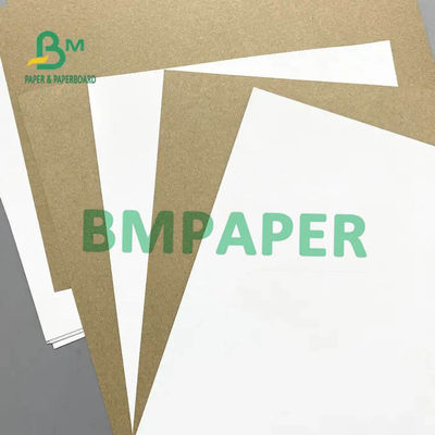 Beyaz Üst Kraft Liner Kurulu Kağıt Geri Dönüşümlü Kağıt Hamuru Malzemesi 120gsm 170gsm 200gsm