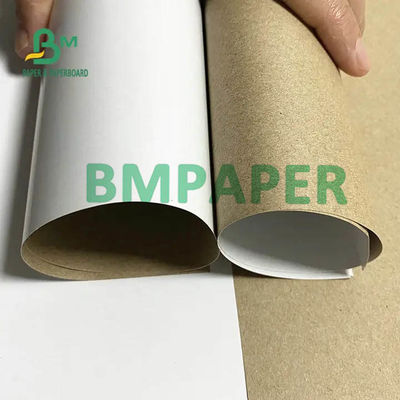 Beyaz Üst Kraft Liner Kurulu Kağıt Geri Dönüşümlü Kağıt Hamuru Malzemesi 120gsm 170gsm 200gsm