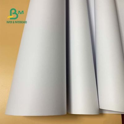 36&quot; x 300ft 20lb Woodfree Mürekkep Püskürtmeli Bond Kağıt Kaplamasız CAD Rulo 2&quot; Çekirdek