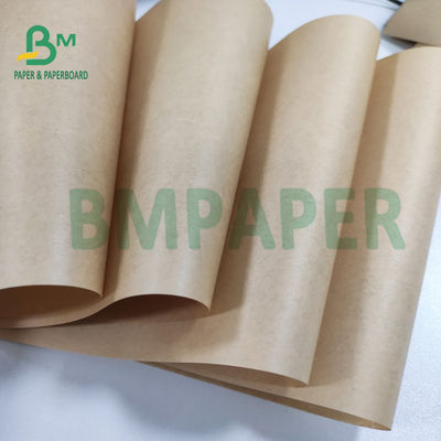 Virgin Pulp Kahverengi Kraft Ambalaj Kağıdı Ruloları 1250mm 50gsm 70gsm
